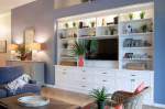 Eagle Marsh Living Room Built-In Shelves